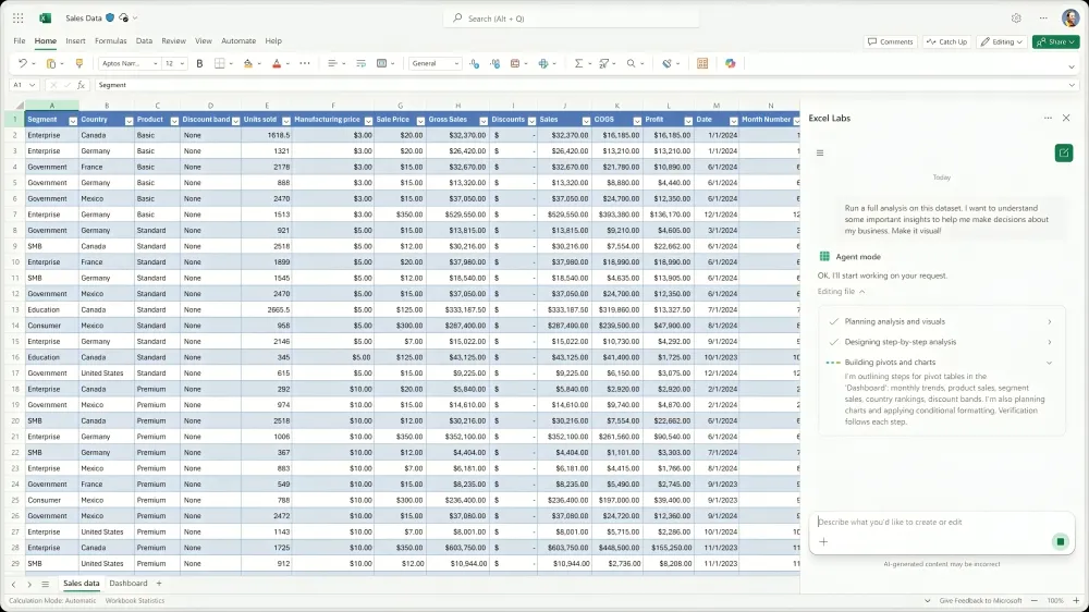 با Agent Mode در Word و Excel مثل حرفه‌ای‌ها کار کن