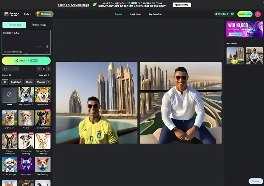 بهترین 12 سایت هوش مصنوعی ادیت عکس رایگان آنلاین