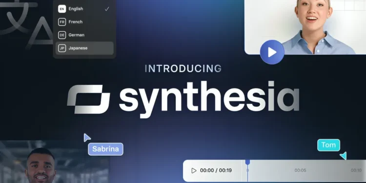 هوش مصنوعی Synthesia تولید ویدیوی حرفه‌ای با متن