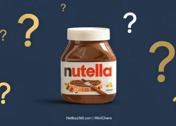چرا حرف N در لوگوی Nutella مشکی است و بقیه حروف قرمز؟