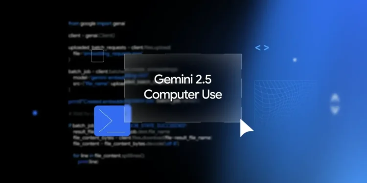Gemini 2.5 Computer Use