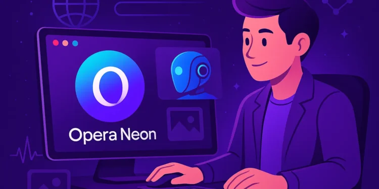 Opera Neon مرورگر هوش مصنوعی برای کنترل کامل وب