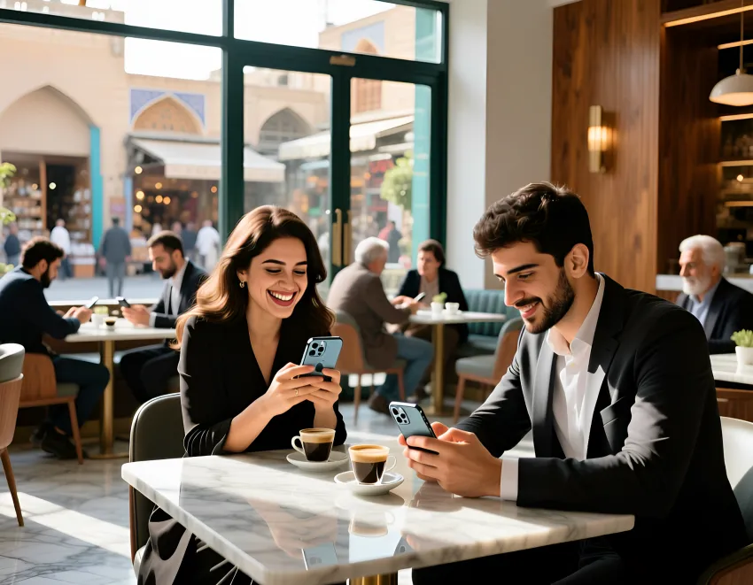 اثر رژ لب؛ چرا ایرانی‌ آیفون می‌خرد و کافه‌های لوکس پر است؟
