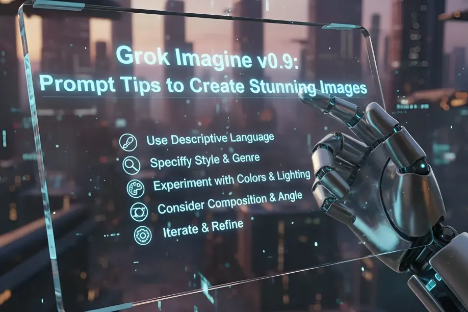 ساخت ویدیوهای واقعی با Grok Imagine v0.9