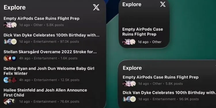 ویجت‌های ایکس بعد از 5 سال انتظار کارابران به iOS رسیدند