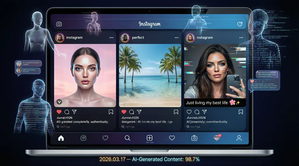 محتوای هوش مصنوعی در اینستاگرام؛ آینده غیرقابل‌اعتماد در 2026
