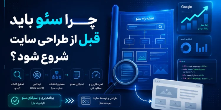 چرا سئو باید از ابتدای طراحی سایت شروع شود؟